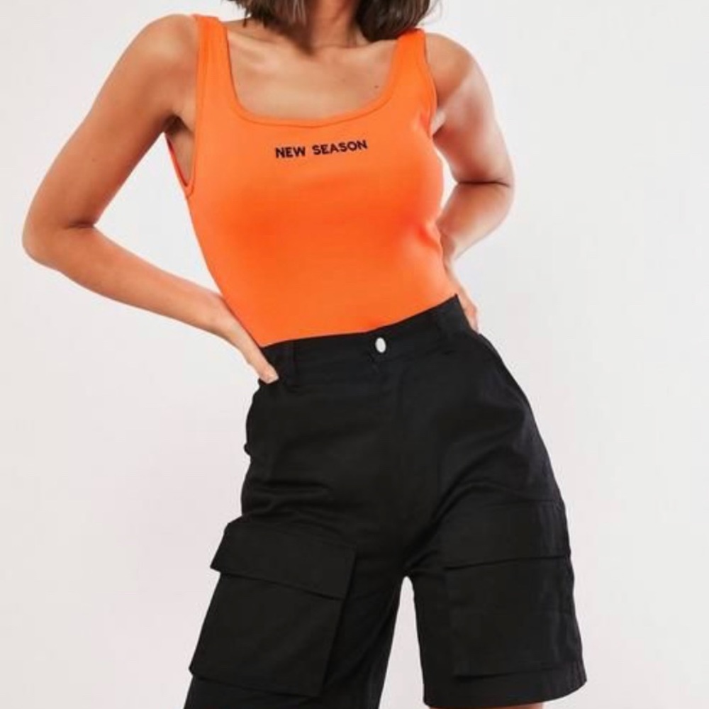 Orange new season bodysuit